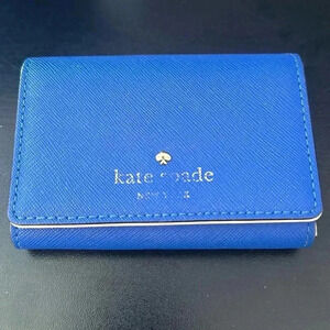 Kate Spade Mini Wallet / Card Case Cobalt Blue​